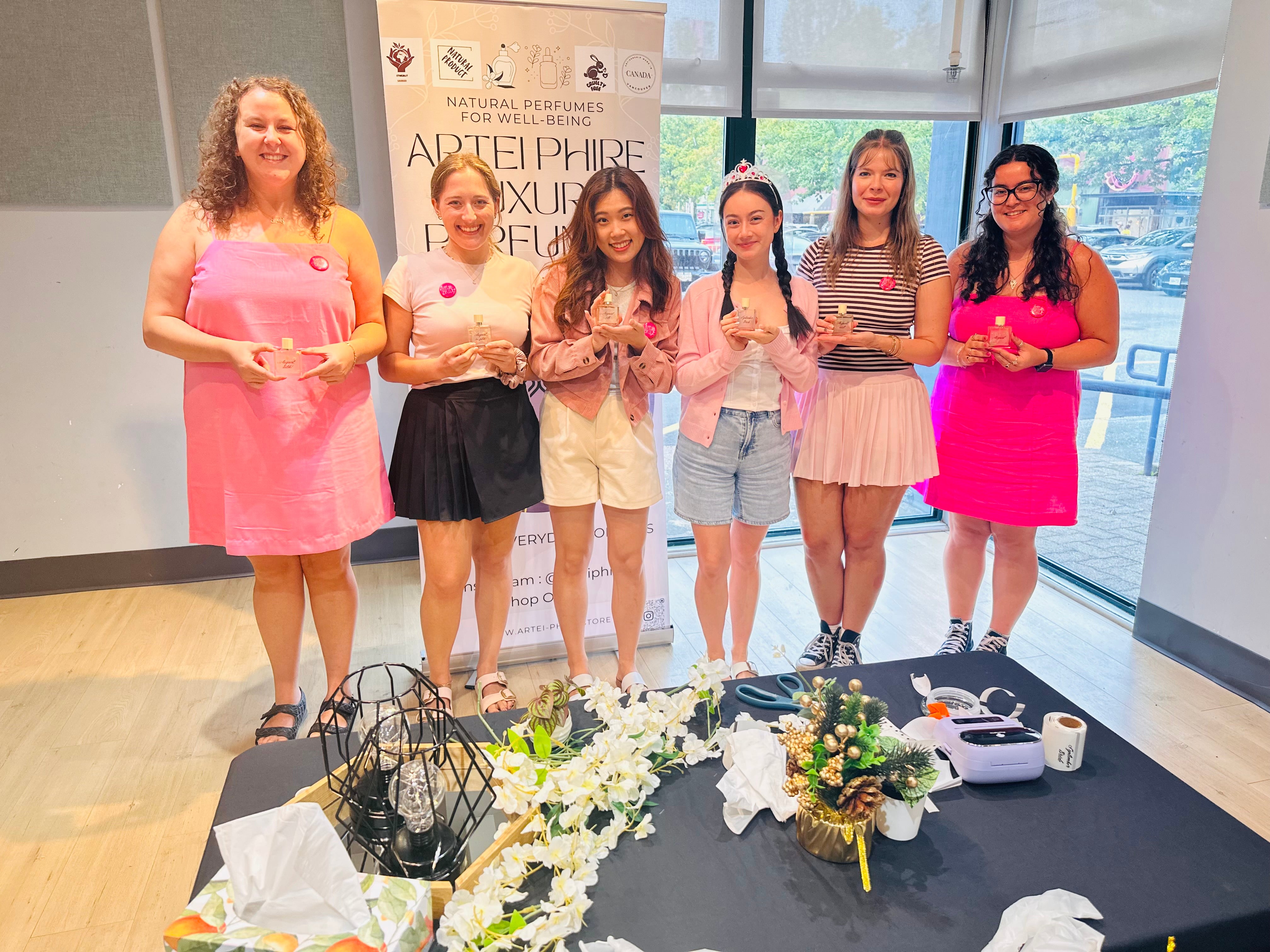 Private Natural Perfume Workshop – Party & Events in Vancouver and BC - Group Options