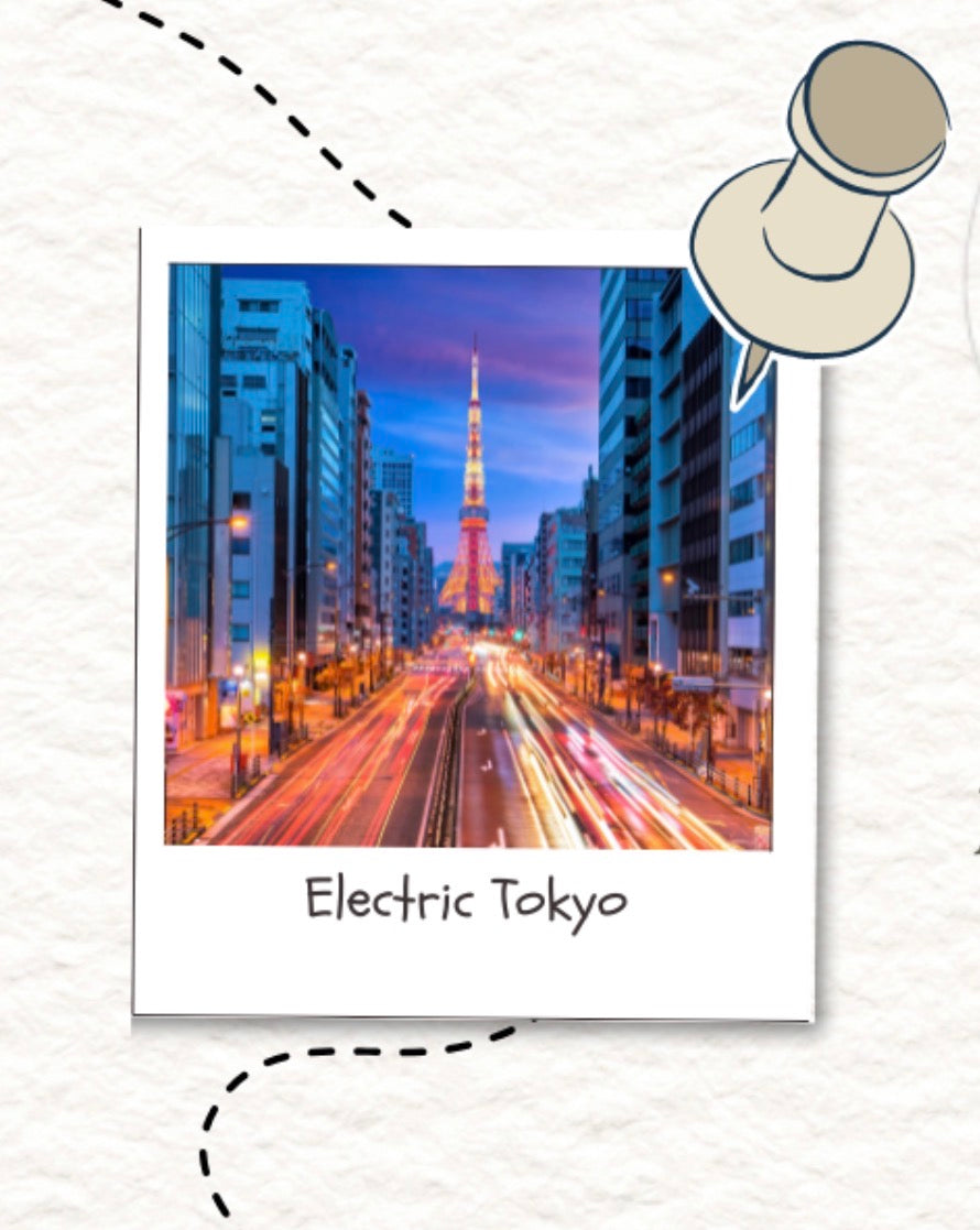 Electric Tokyo - Coffee, YlangYlang & Leather - Perfect vibrant scent - Travel Collection-Unisex perfume