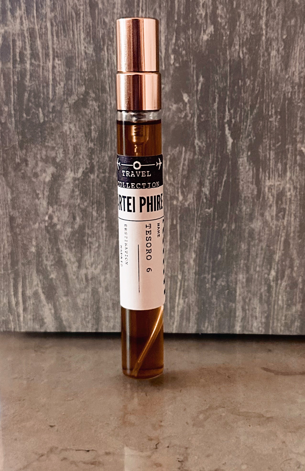 Tesoro 6 Madrid - Citrus & Patchoulia and Amber - Travel Collection-Unisex perfume