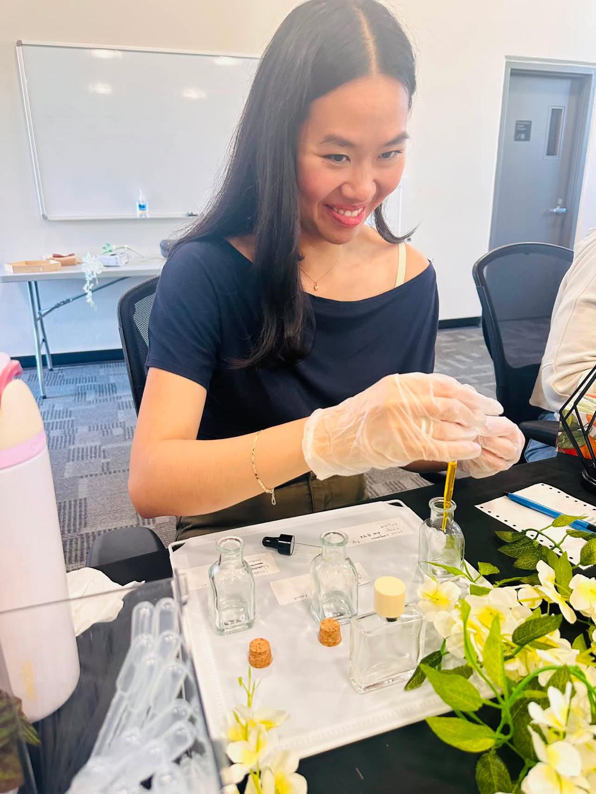 Team building perfume workshop — Physiotherapy team, Vancouver