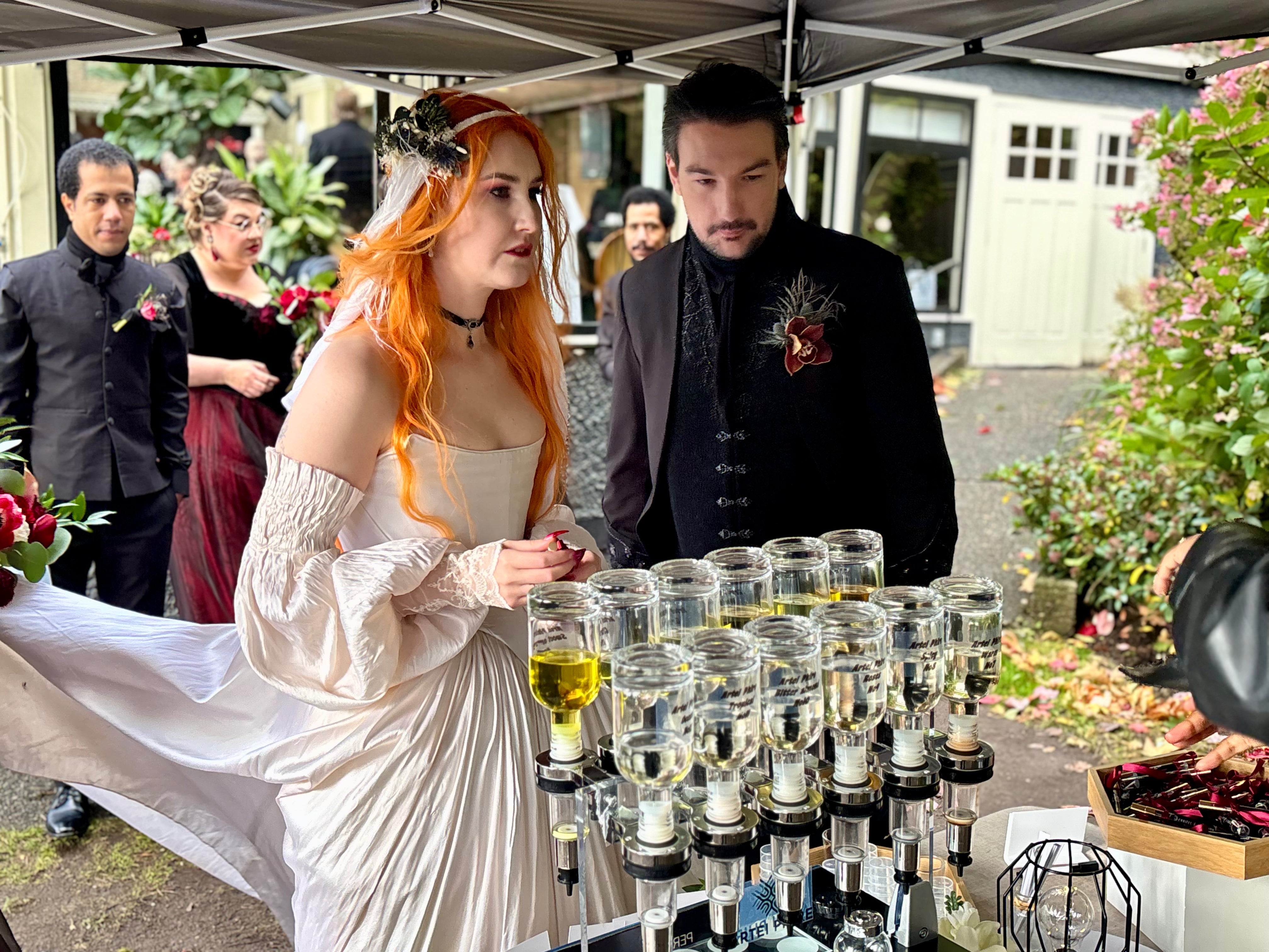 Wedding perfume bar — Jennifer and Keanu, Stanley's Park Tea House - Vancouver