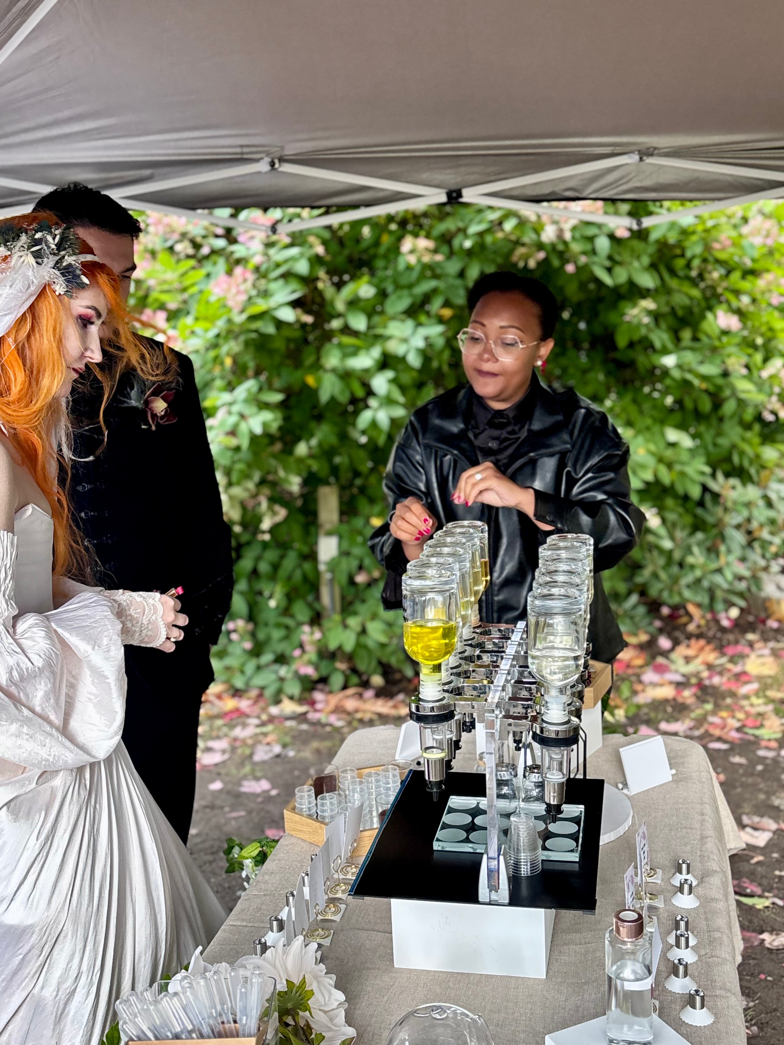 Wedding perfume bar — Jennifer and Keanu, Stanley's Park Tea House - Vancouver