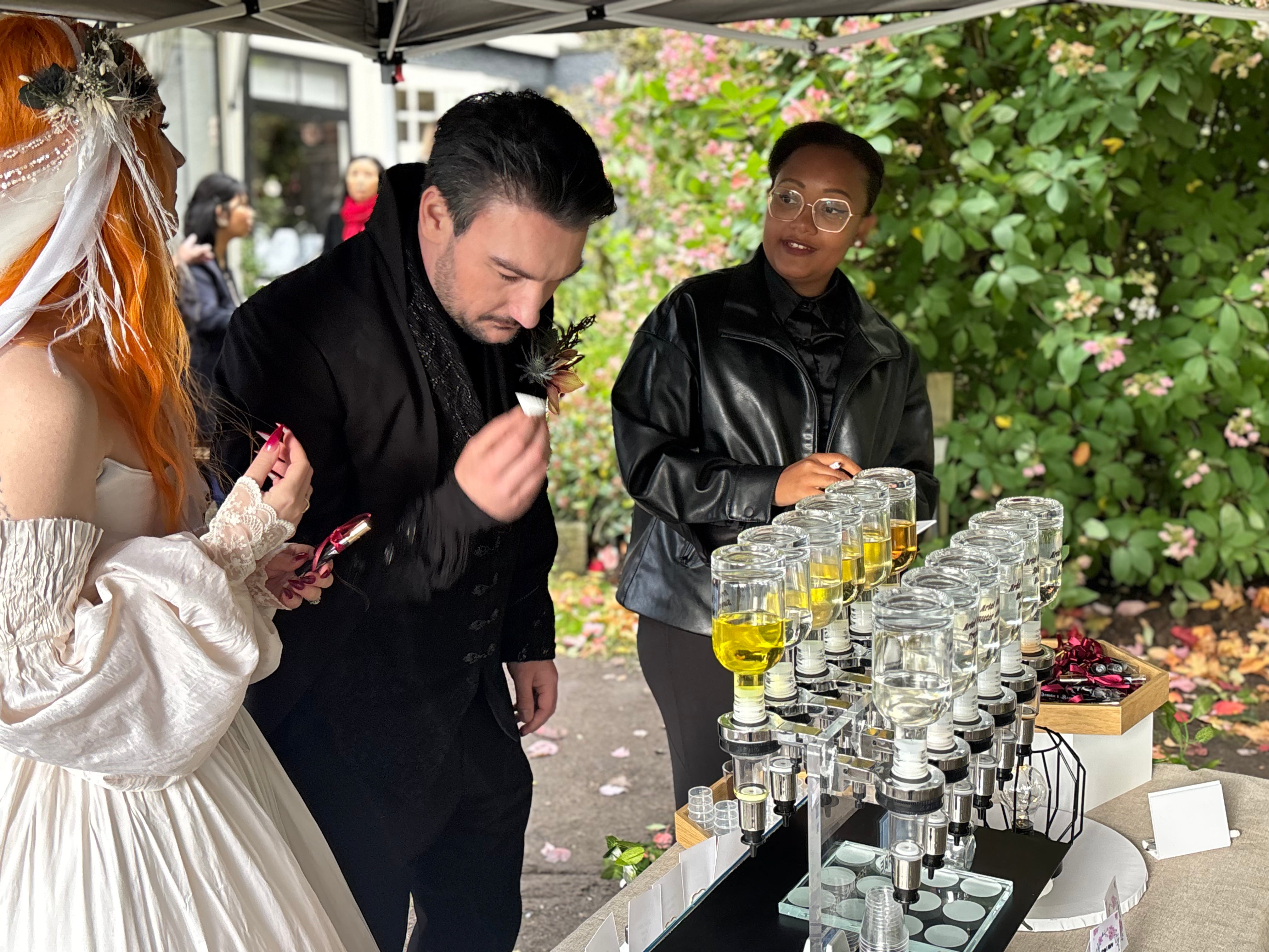 Wedding perfume bar — Jennifer and Keanu, Stanley's Park Tea House - Vancouver