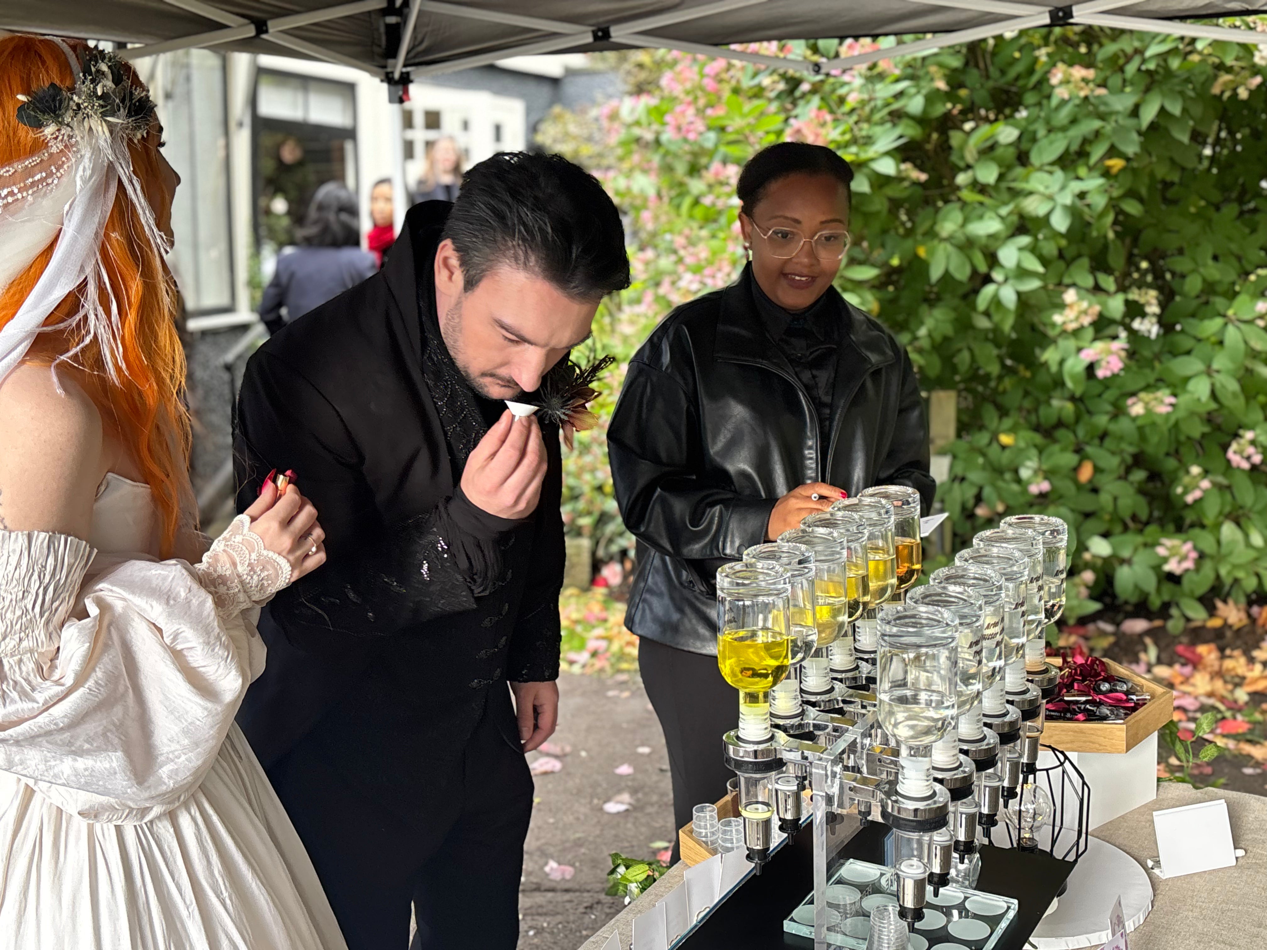 Wedding perfume bar — Jennifer and Keanu, Stanley's Park Tea House - Vancouver
