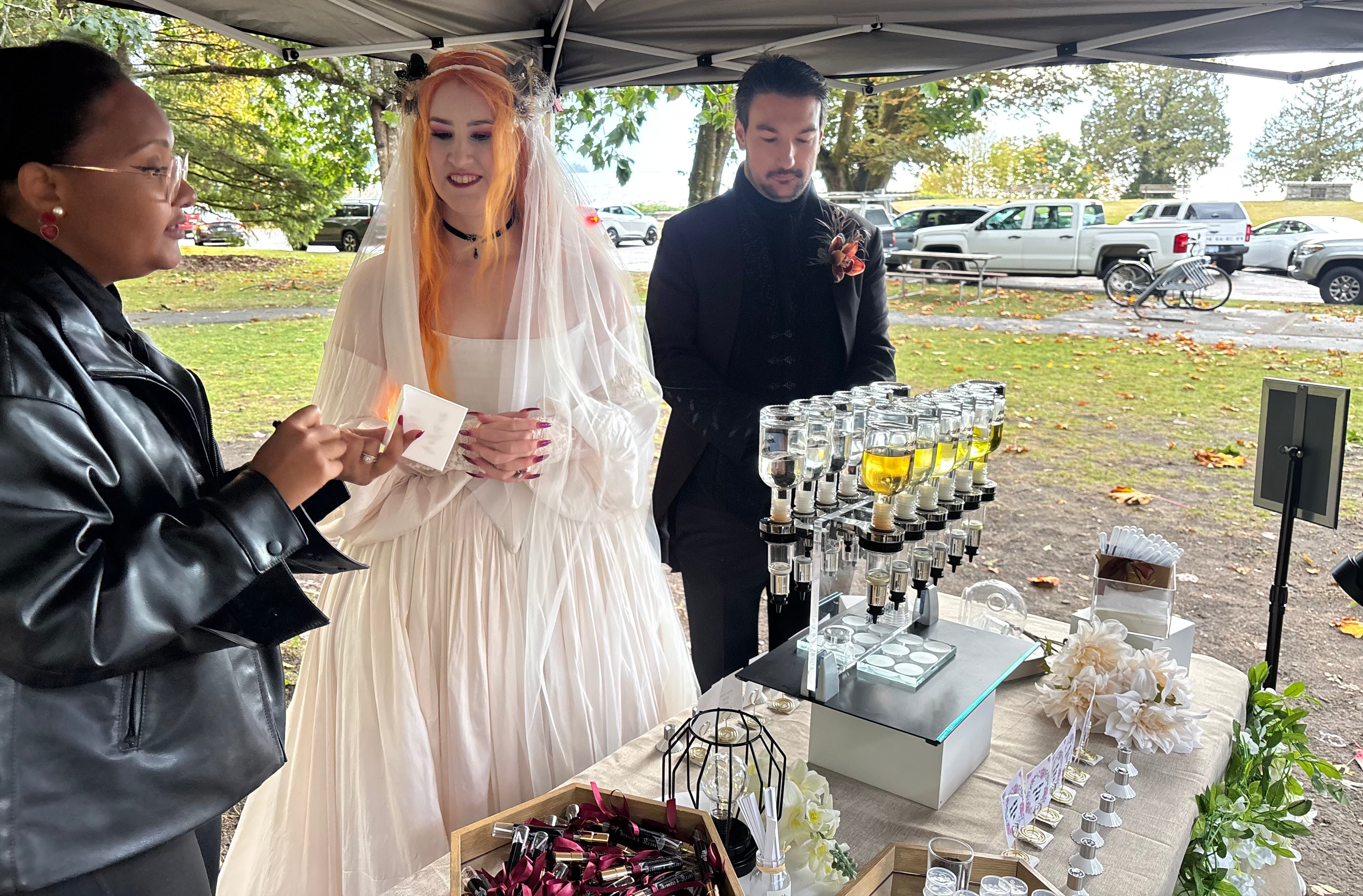 Wedding perfume bar — Jennifer and Keanu, Stanley's Park Tea House - Vancouver