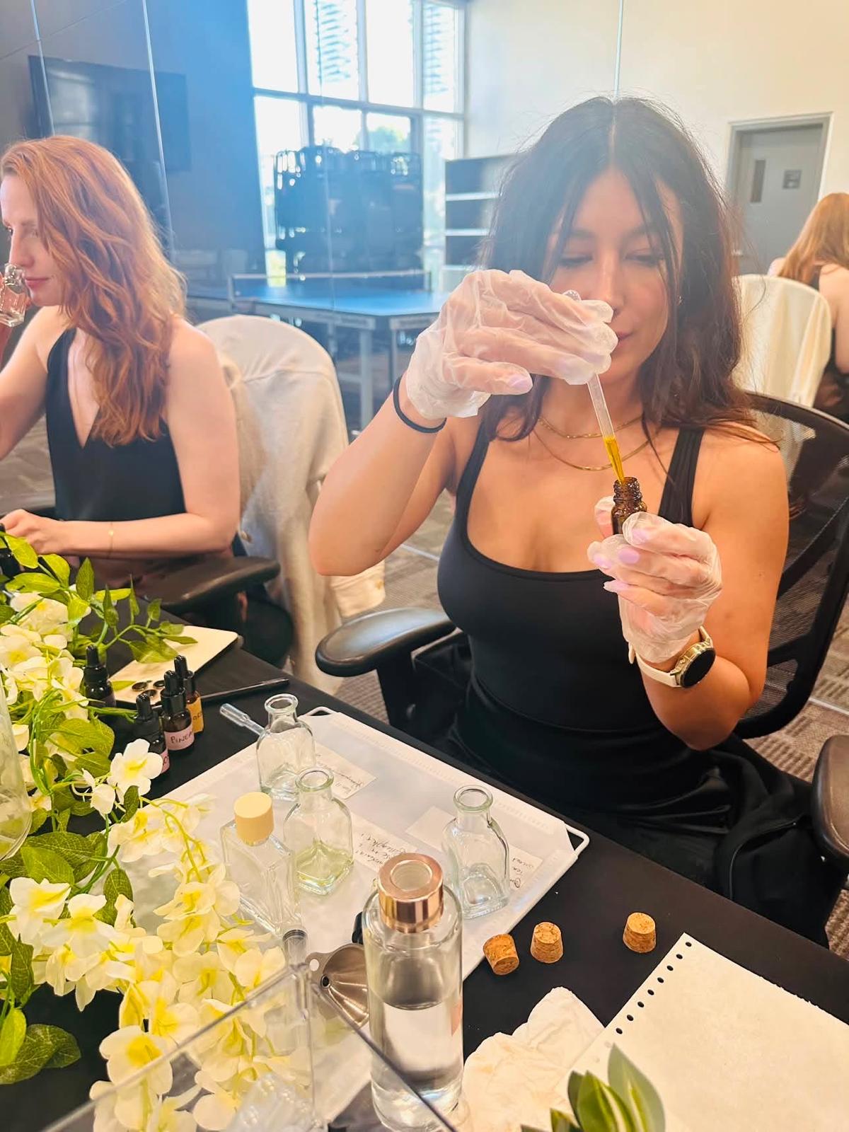 Team building perfume workshop — Physiotherapy team, Vancouver