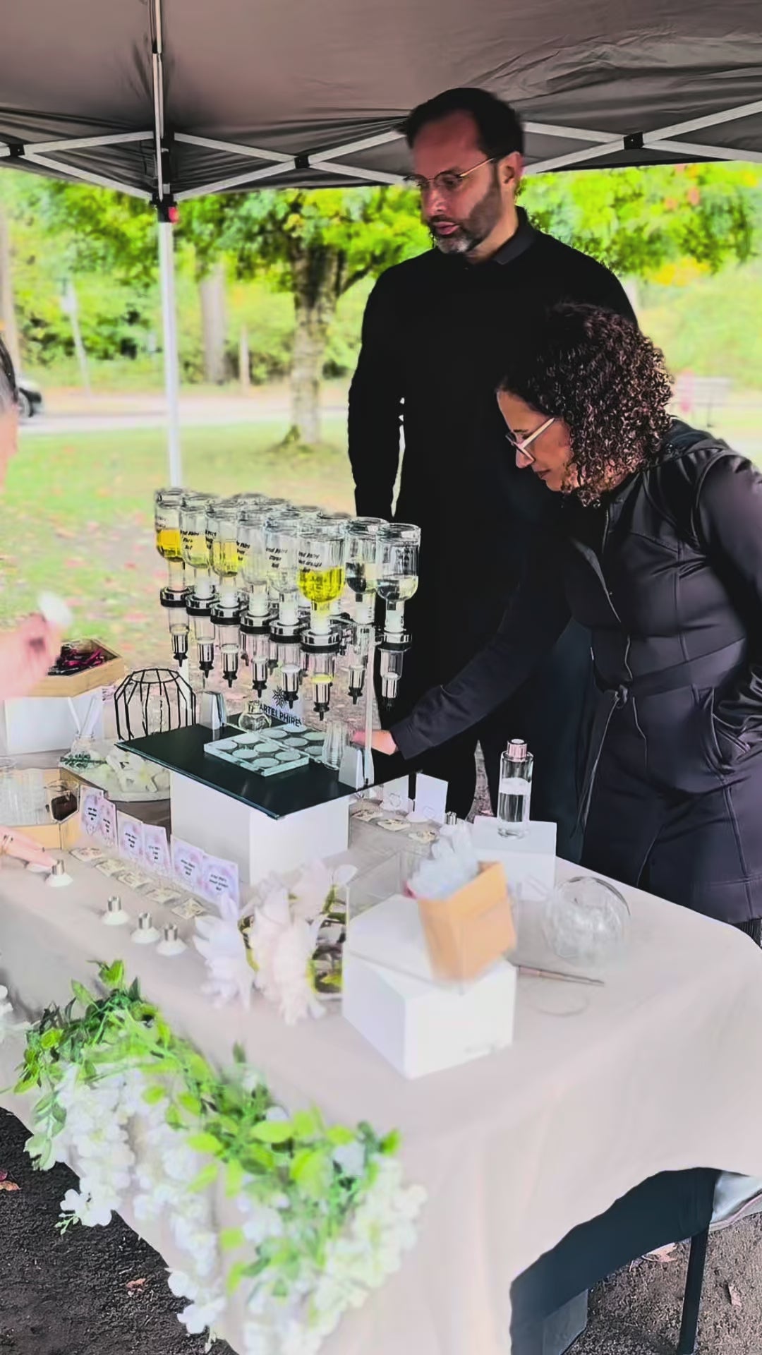 Jennifer and Keanu — Wedding perfume bar