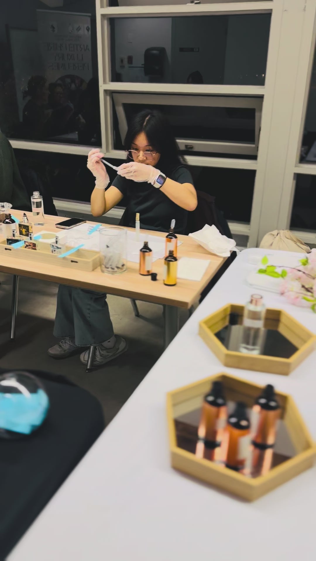 Team building events in Vancouver: an evening perfume making workshop for a team  at ARTEI PHIRE